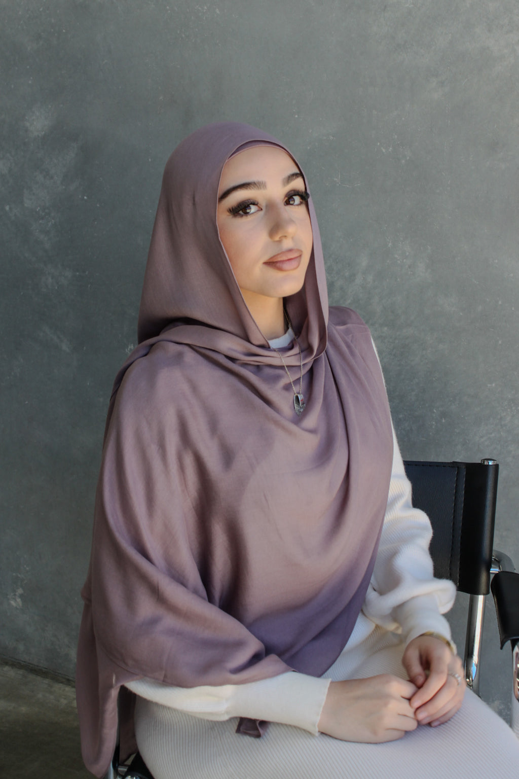 MODAL SCARF SET - STONE
