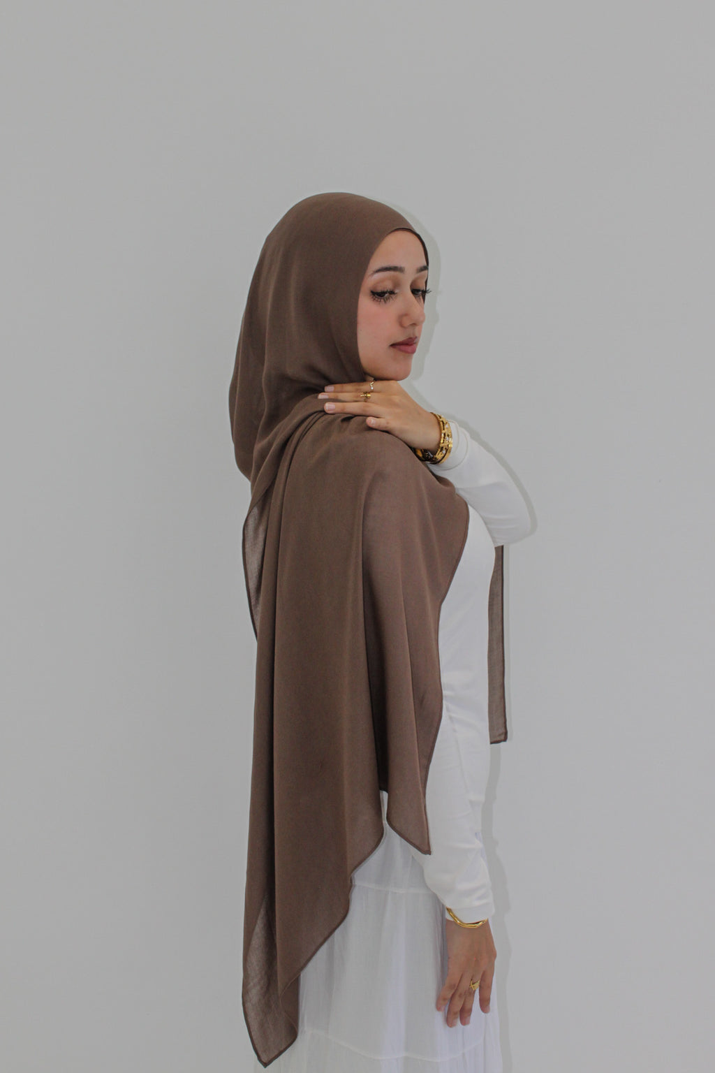 MODAL SCARF SET - OLIVE