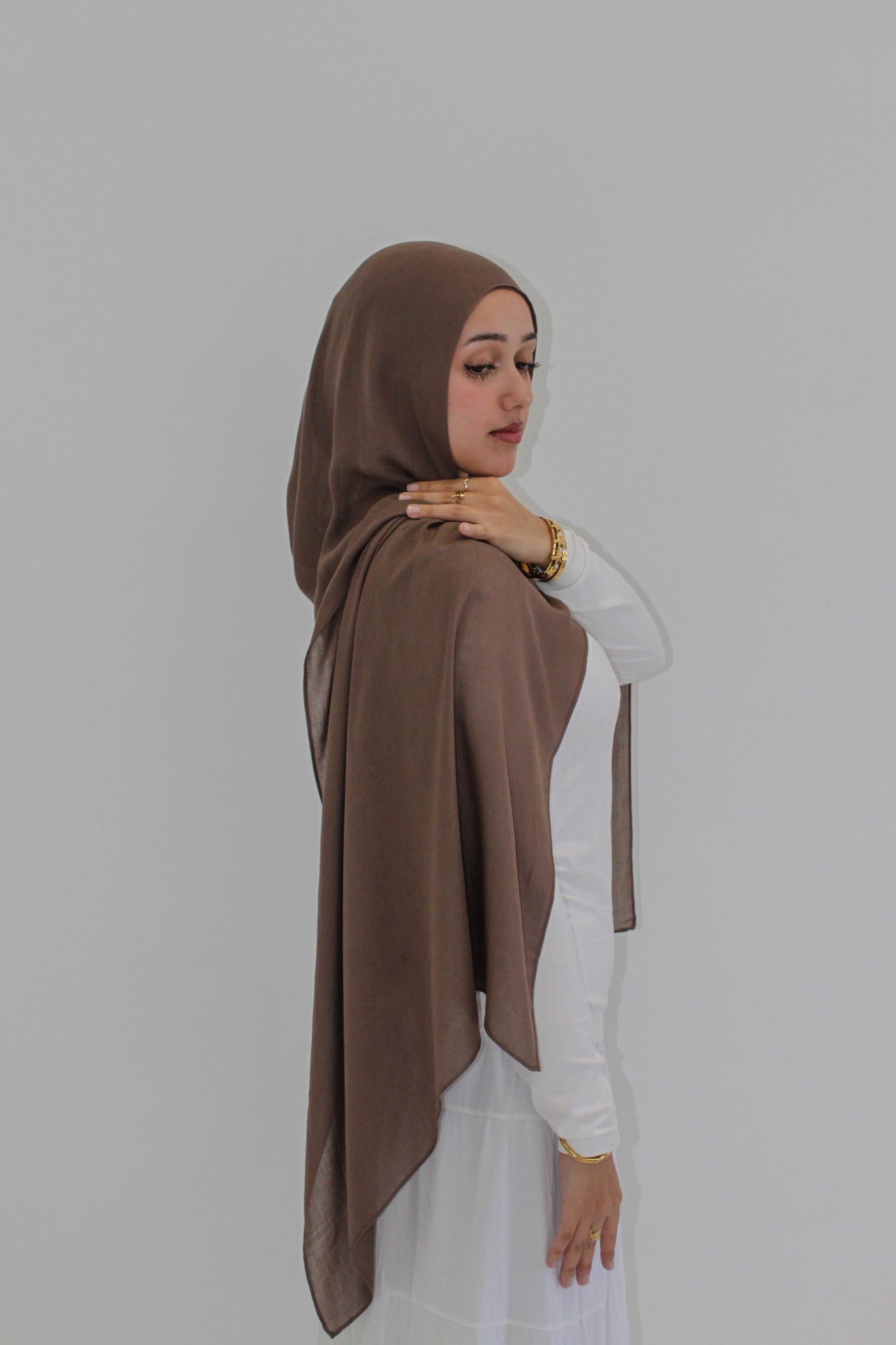 MODAL SCARF SET - OLIVE