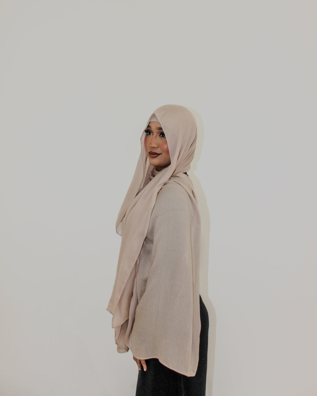 MODAL SCARF SET - SAND