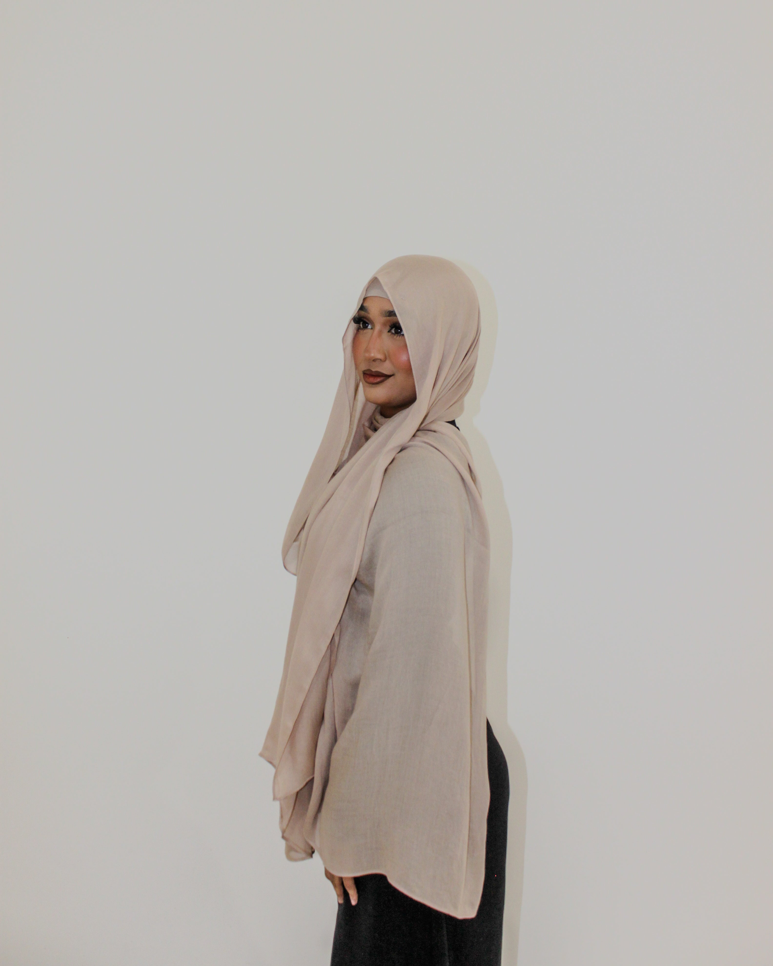 MODAL SCARF SET - SAND