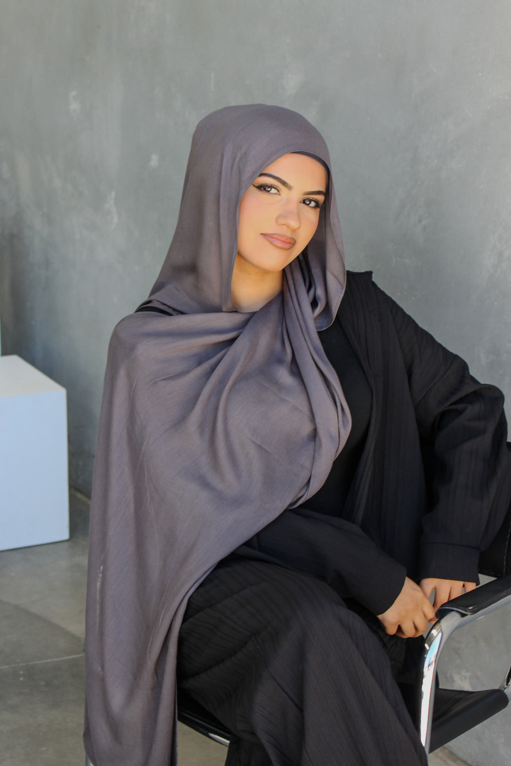 MODAL SCARF SET - SHADOW