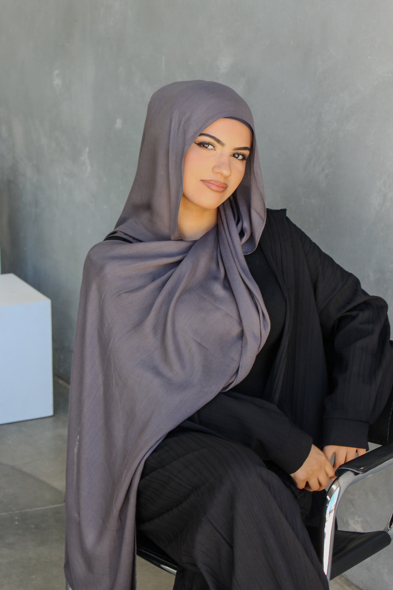 MODAL SCARF SET - SHADOW