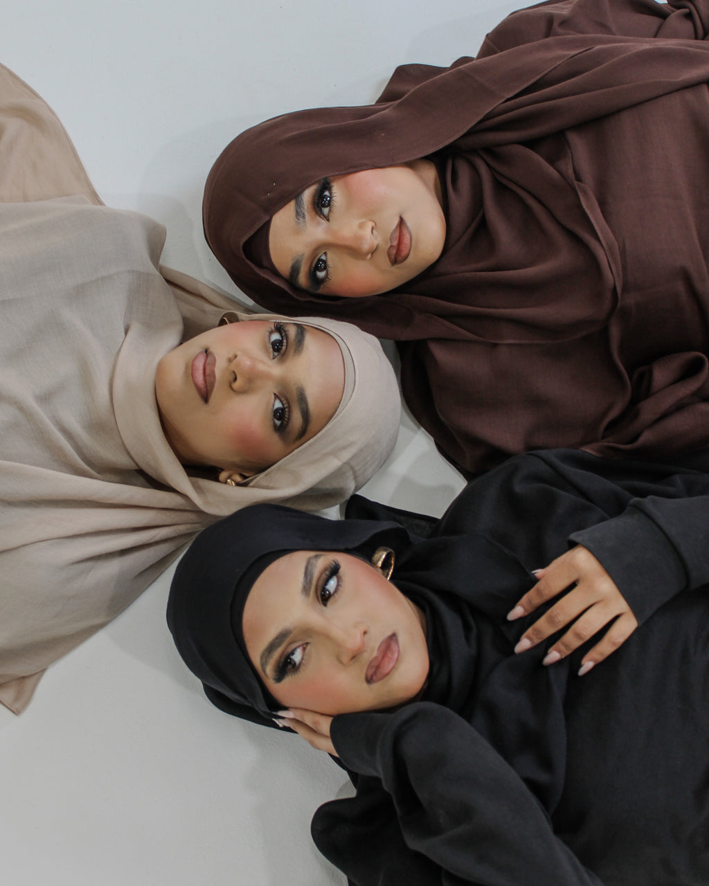 MODAL SCARF SET - BLACK