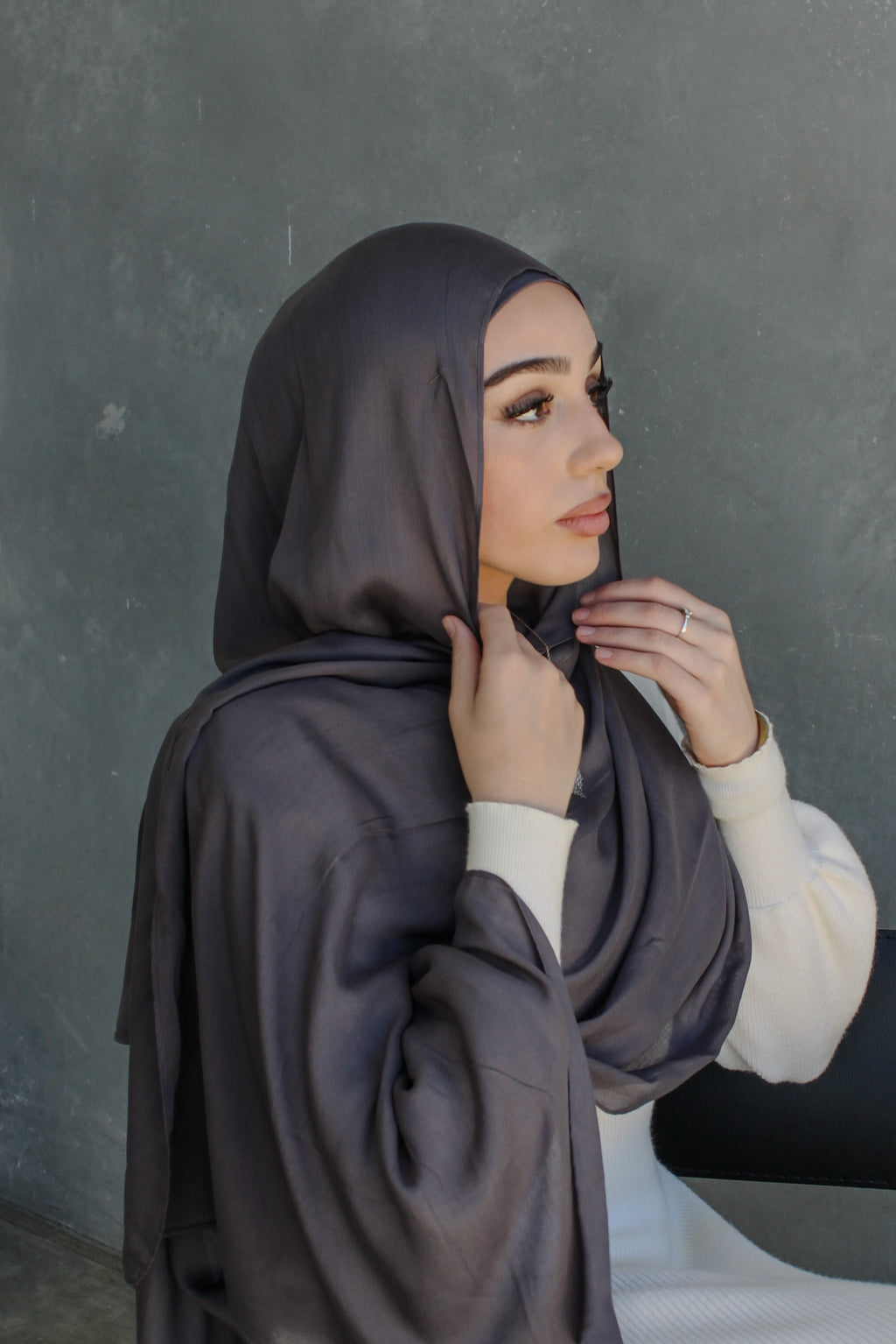 MODAL SCARF SET - SHADOW
