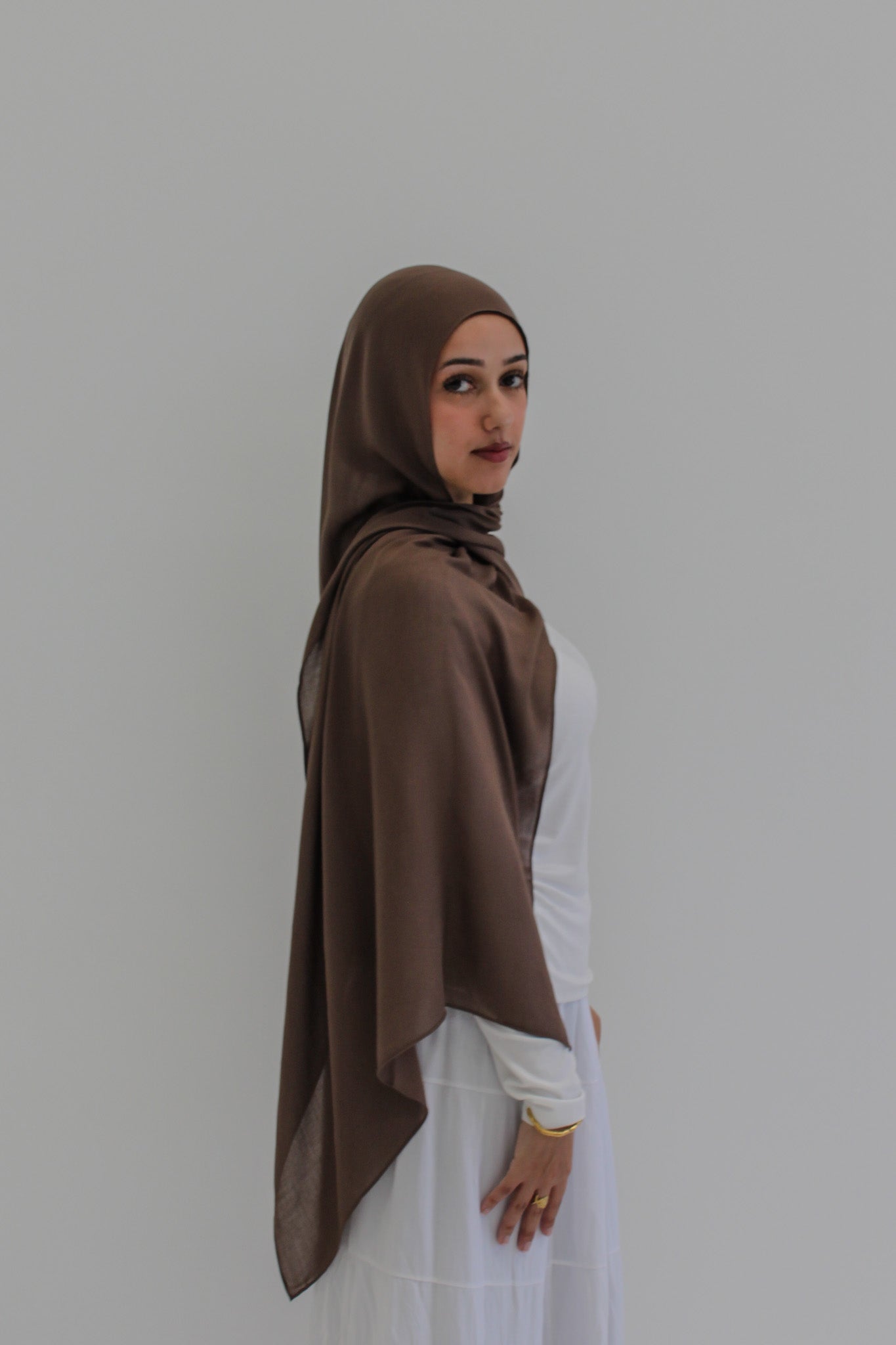 MODAL SCARF SET - OLIVE