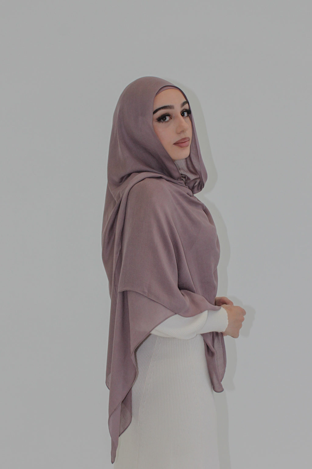 MODAL SCARF SET - STONE