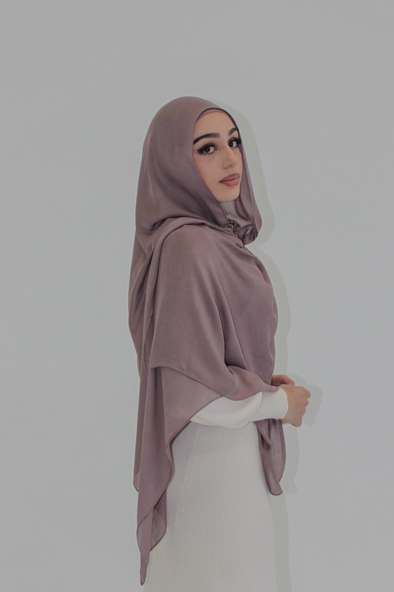 MODAL SCARF SET - STONE