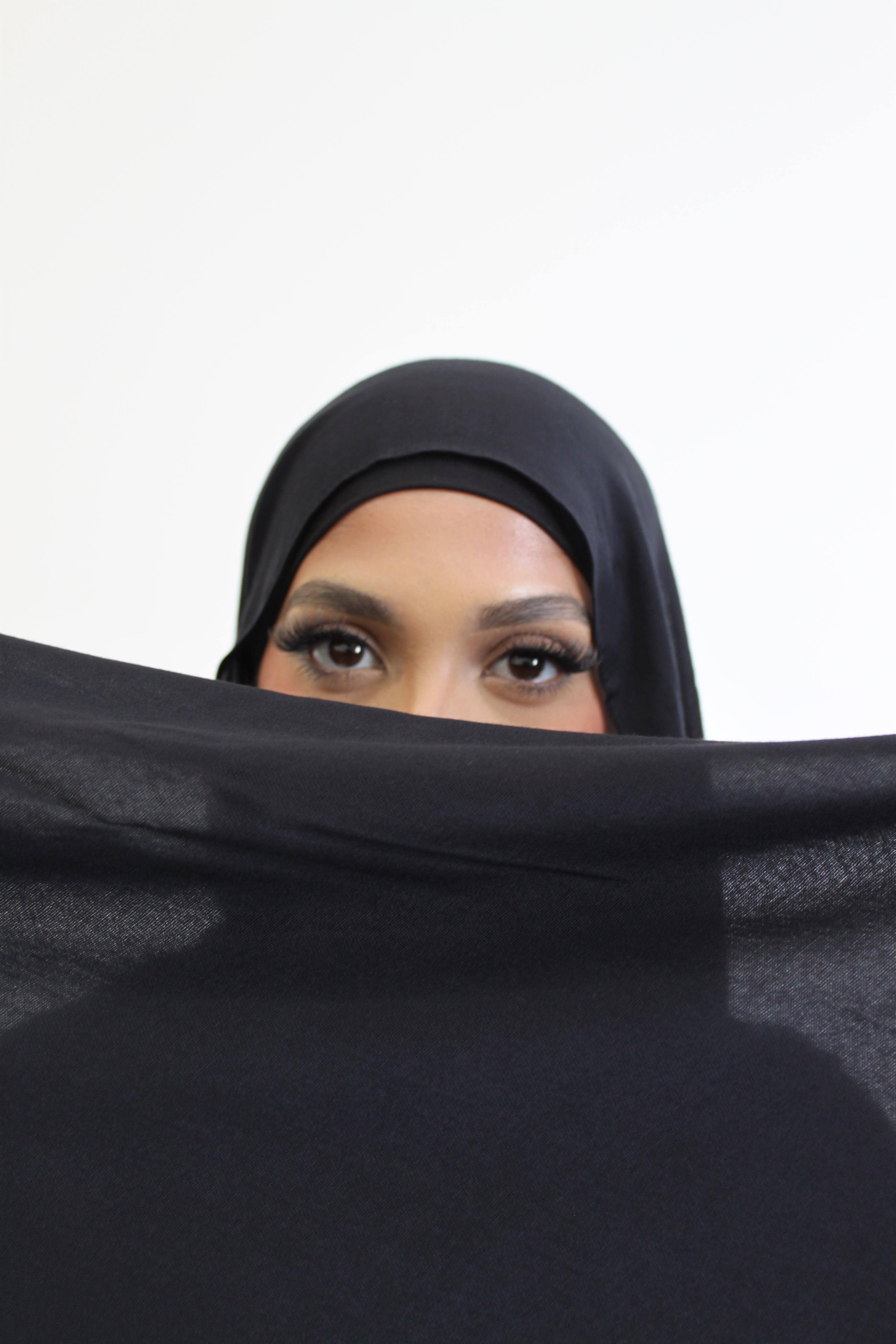 MODAL SCARF SET - BLACK