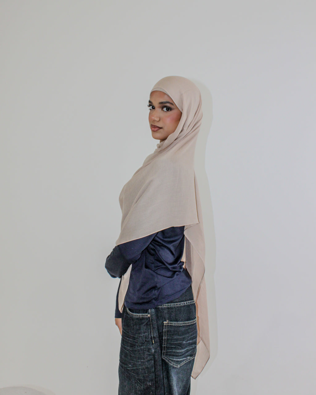 MODAL SCARF SET - SAND