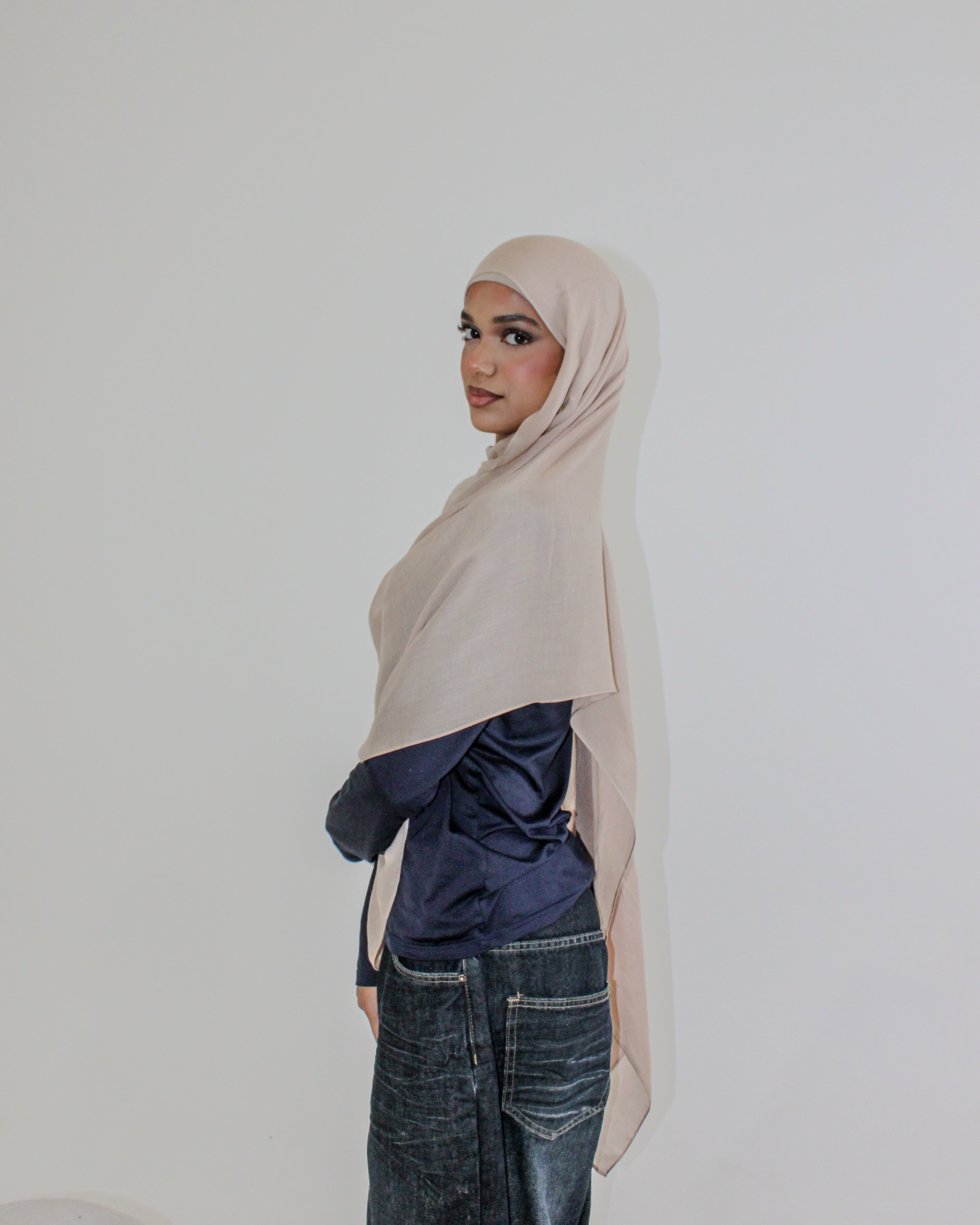 MODAL SCARF SET - SAND