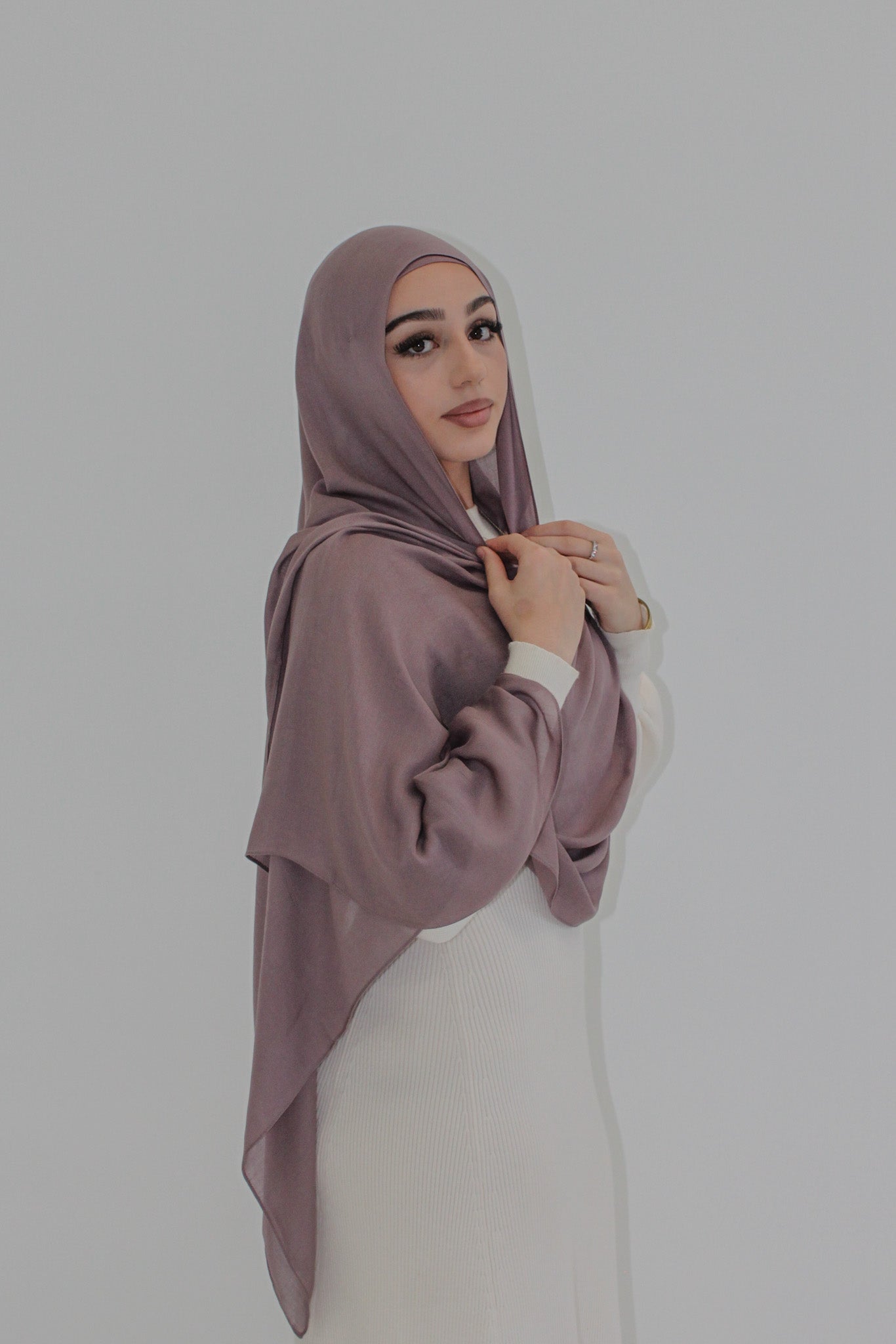 MODAL SCARF SET - STONE