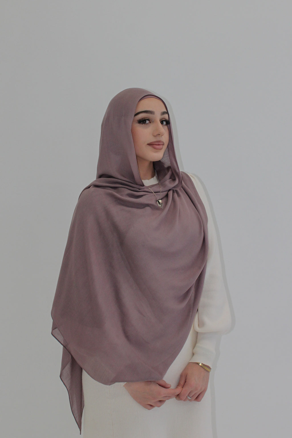 MODAL SCARF SET - STONE