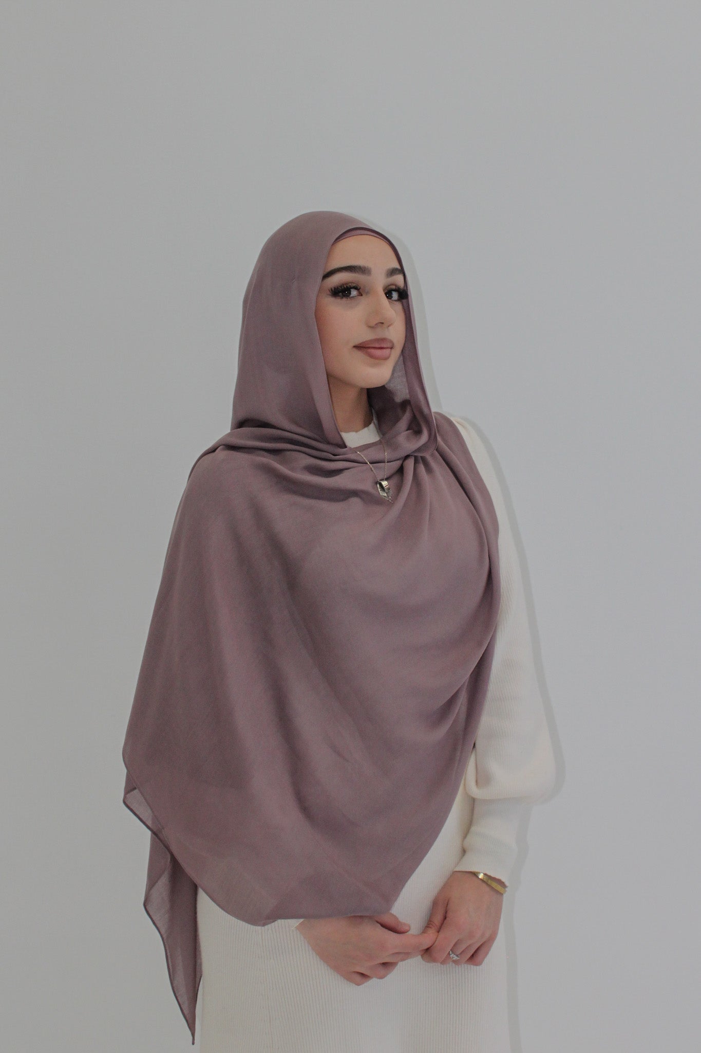 MODAL SCARF SET - STONE