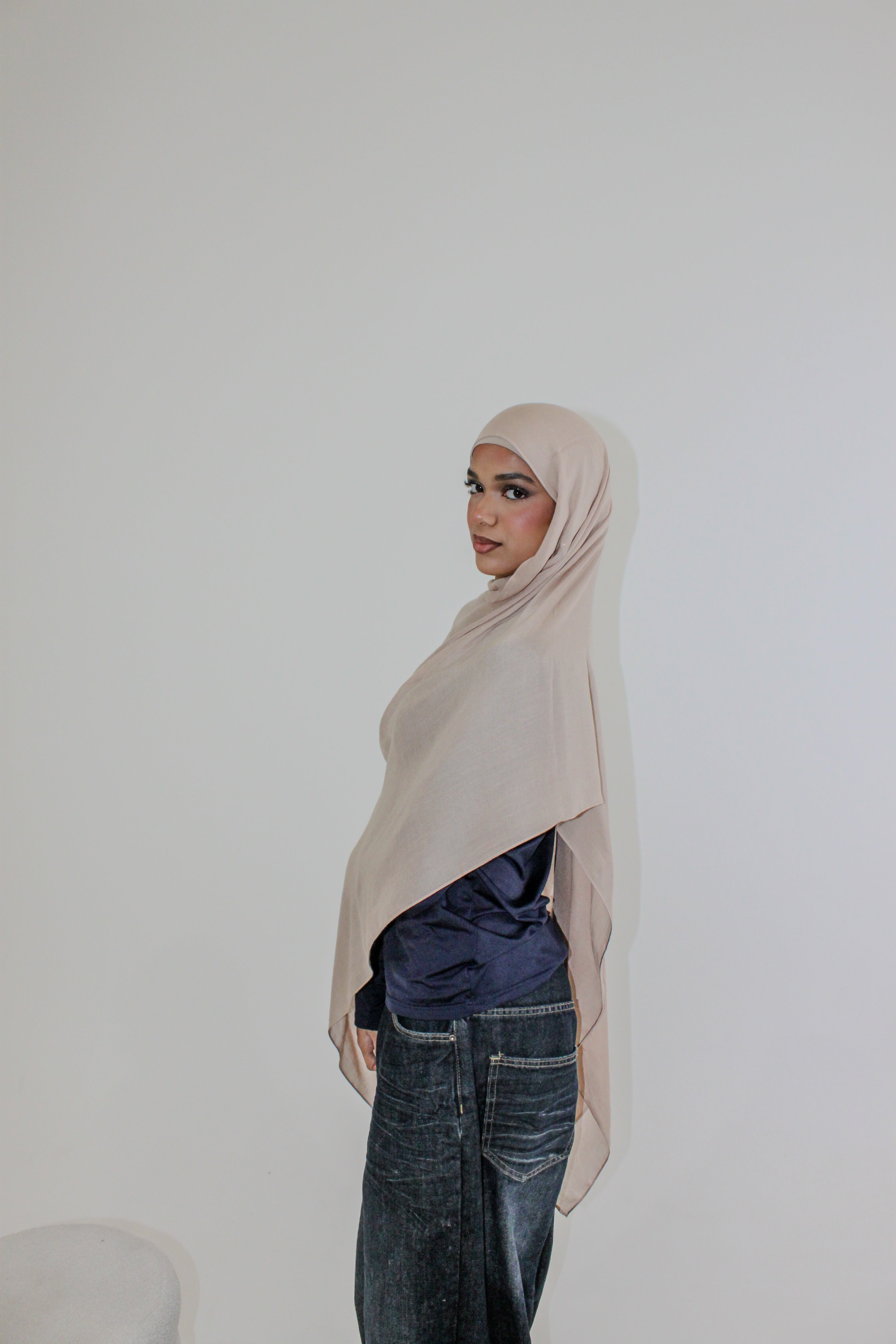 MODAL SCARF SET - SAND
