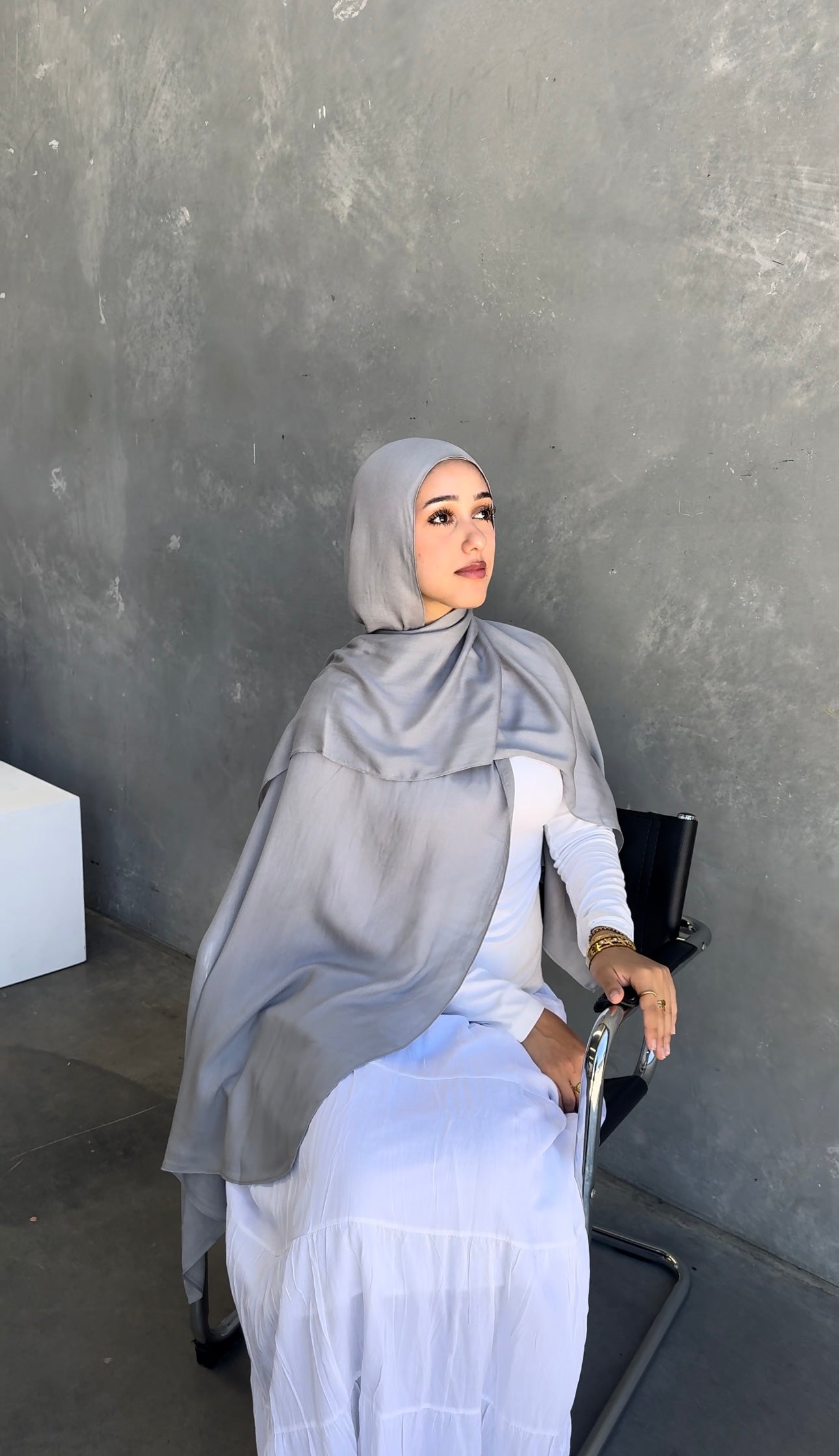 MODAL SCARF SET - SLATE