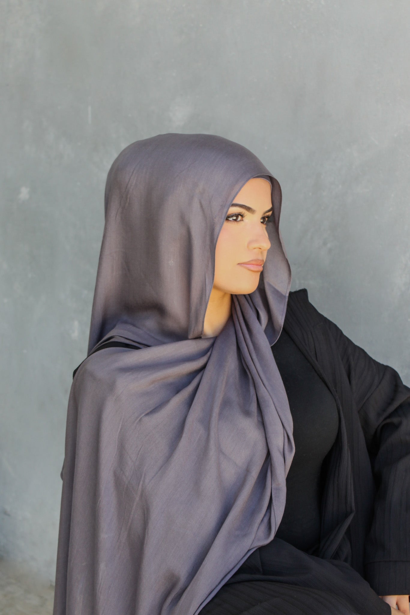 MODAL SCARF SET - SHADOW