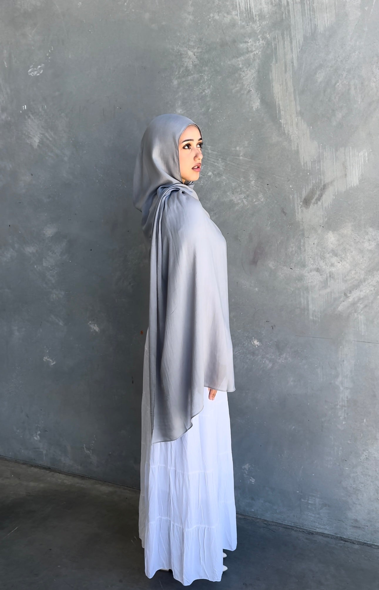 MODAL SCARF SET - SLATE