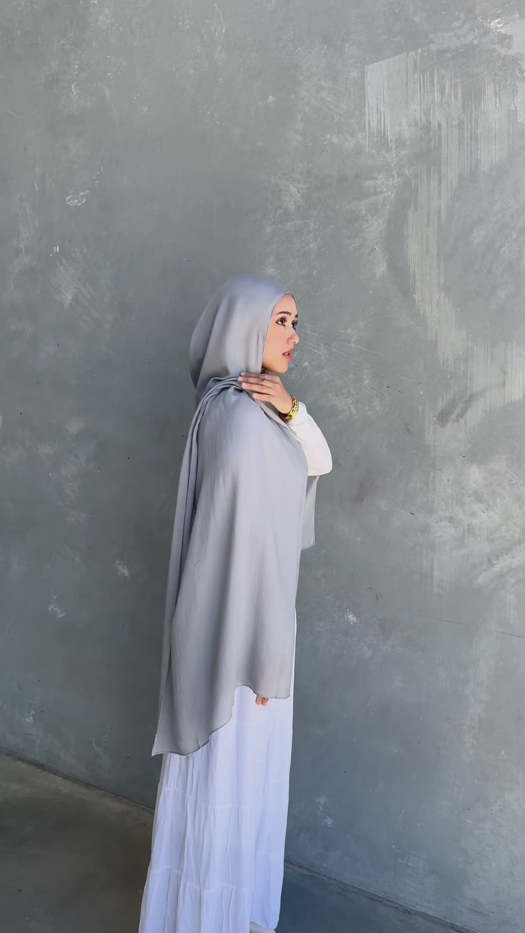 MODAL SCARF SET - SLATE